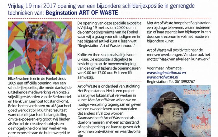 Beginstation Art of Waste