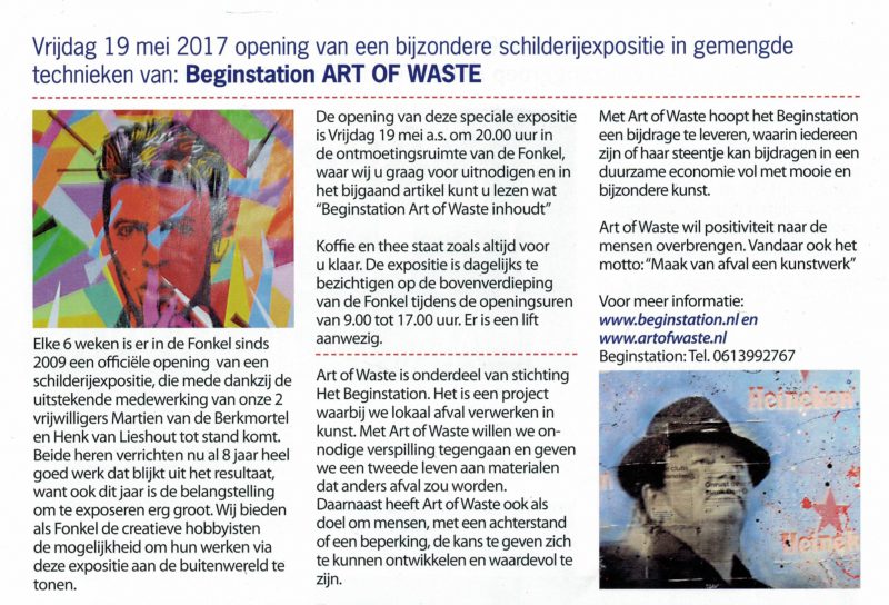 Beginstation Art of Waste